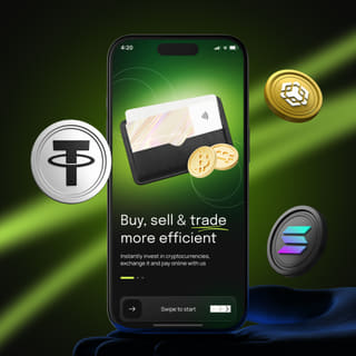 Mobiel apparaat met daarop het Baatelatuur handelsplatform