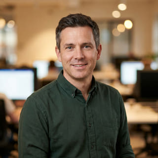 Foto van Daniel Carter, weergegeven als Chief Technology Officer bij Baatelatuur