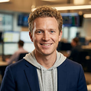 Afbeelding van Ryan Brooks in zijn profiel, aangeduid als Hoofd Handelsanalist bij Baatelatuur